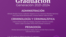 Graduación Generación 2021 - 2024