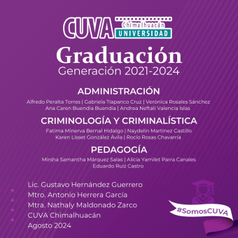Graduación Generación 2021 - 2024